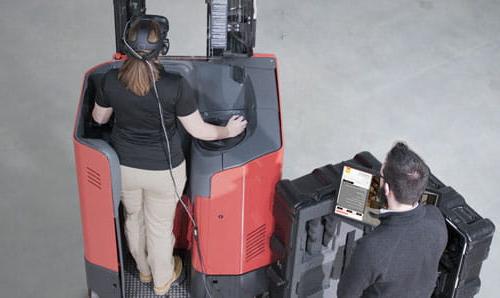 virtual reality forklift operator training